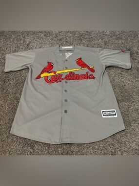 MLB Majestic St. Louis Cardinals Dexter Fowler Cool Base Jersey Size Large